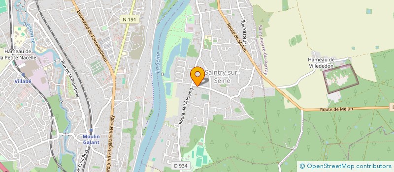 localisation de l'entreprise SCI PAG à SAINTRY-SUR-SEINE