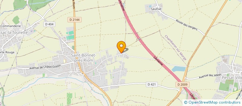 localisation de l'entreprise SCI PAGA  SAINT-BONNET-PRES-RIOM
