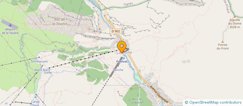 localisation de l'entreprise SCI PAGALIAN  VAL-D'ISERE