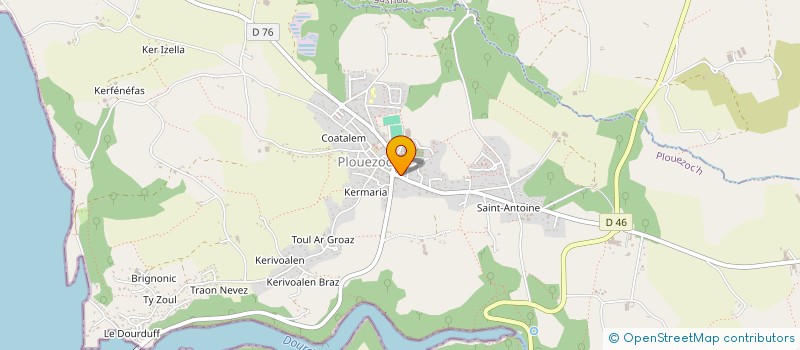 localisation de l'entreprise SCI PAGAMA  PLOUEZOC'H