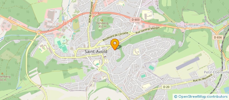localisation de l'entreprise SCI PAGAN 1 à SAINT-AVOLD