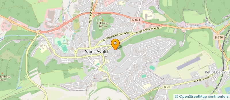 localisation de l'entreprise SCI PAGAN 3  SAINT-AVOLD