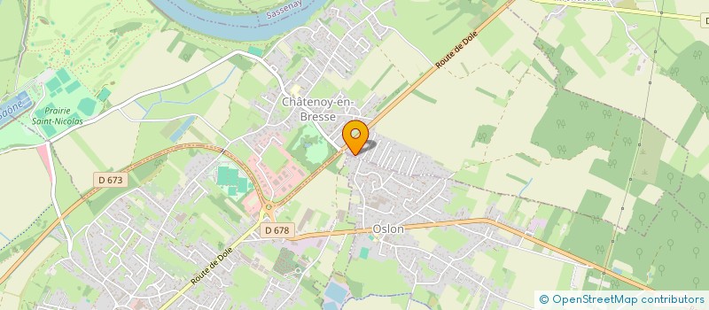 localisation de l'entreprise SCI PAGAND  CHATENOY-EN-BRESSE