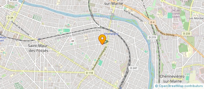 localisation de l'entreprise SCI PAGANI à SAINT-MAUR-DES-FOSSES