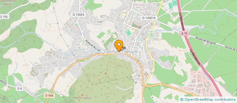 localisation de l'entreprise SCI PAGANOHOUSE  CLERMONT-L'HERAULT