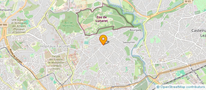 localisation de l'entreprise SCI PAGE 3 à MONTPELLIER