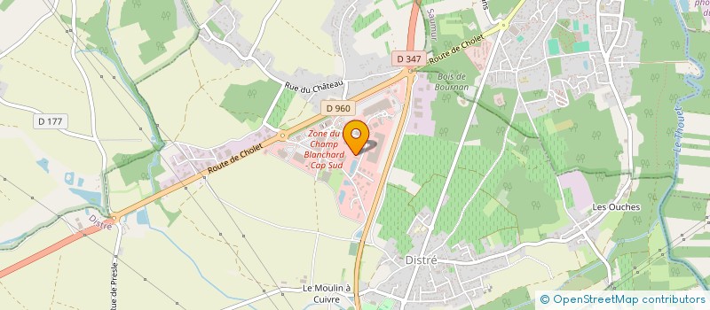 localisation de l'entreprise SCI PAGE  DISTRE