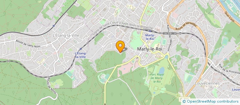 localisation de l'entreprise SCI PAGE  MARLY-LE-ROI