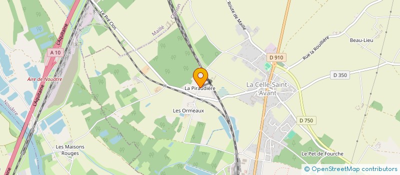 localisation de l'entreprise SCI PAGE  LA CELLE-SAINT-AVANT