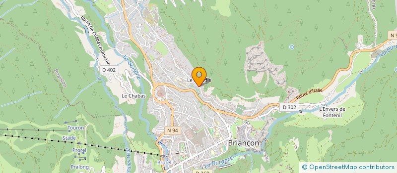 localisation de l'entreprise SCI PAGE à BRIANCON