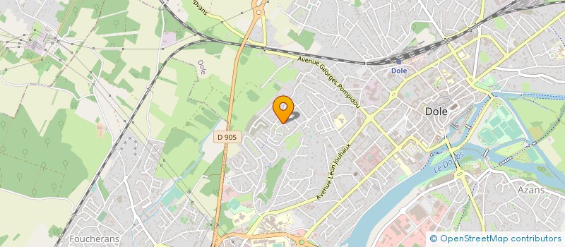 localisation de l'entreprise SCI PAGE IMMOBILIER à DOLE