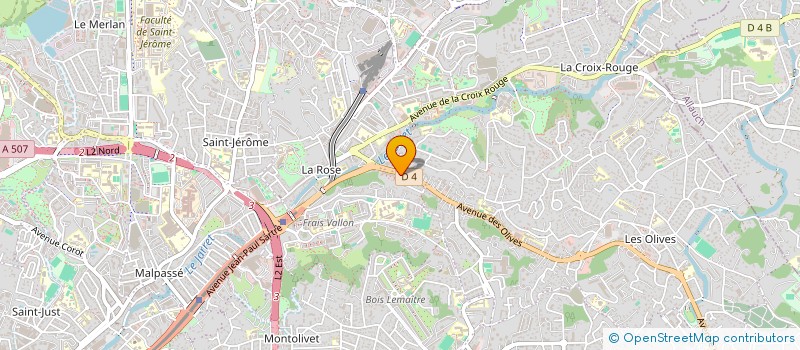 localisation de l'entreprise SCI PAGER à MARSEILLE
