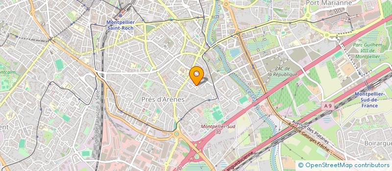 localisation de l'entreprise SCI PAGERIC à MONTPELLIER