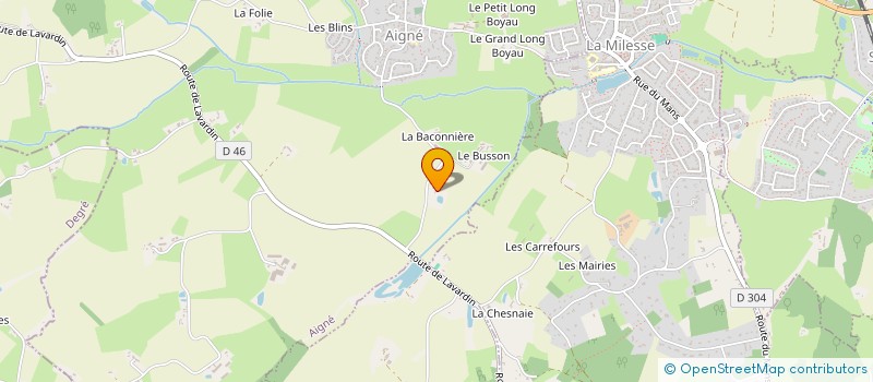 localisation de l'entreprise SCI PAGERIE  LA BAZOGE