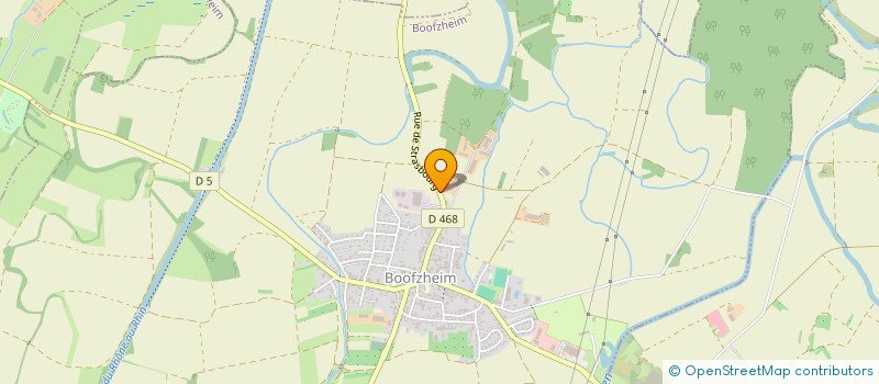 localisation de l'entreprise SCI PAGERO  BOOFZHEIM