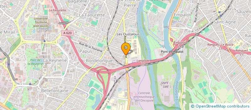 localisation de l'entreprise SCI PAGES  REVEL