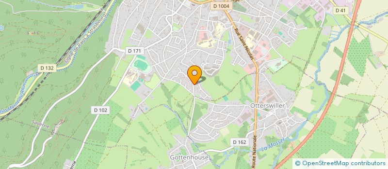 localisation de l'entreprise SCI PAGES  SAVERNE