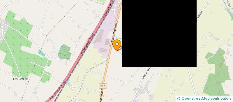 localisation de l'entreprise SCI PAGES  LIVRON SUR DROME