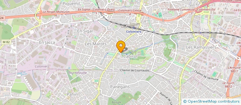 localisation de l'entreprise SCI PAGES à COLOMIERS