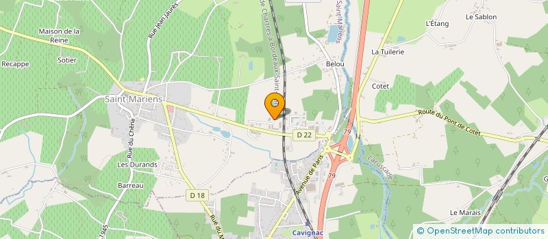 localisation de l'entreprise SCI PAGES DEVELOPPEMENT  SAINT-MARIENS