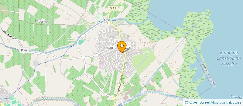 localisation de l'entreprise SCI PAGES ET FILLE  SAINT-NAZAIRE