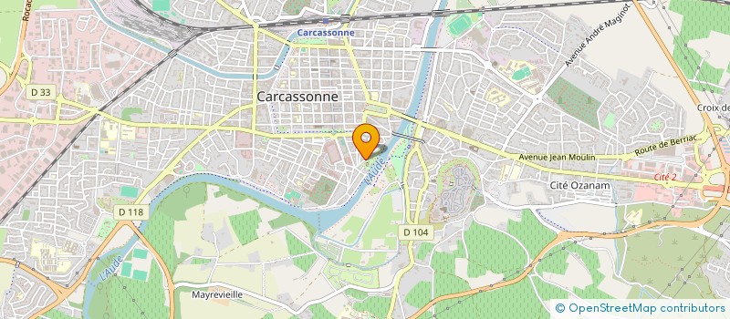 localisation de l'entreprise SCI PAGES ET FILS à CARCASSONNE