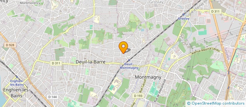 localisation de l'entreprise SCI PAGES-OTT  DEUIL-LA-BARRE