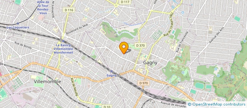 localisation de l'entreprise SCI PAGES SENKWENDA à GAGNY