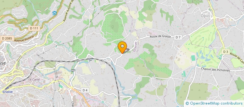 localisation de l'entreprise SCI PAGET à GRASSE