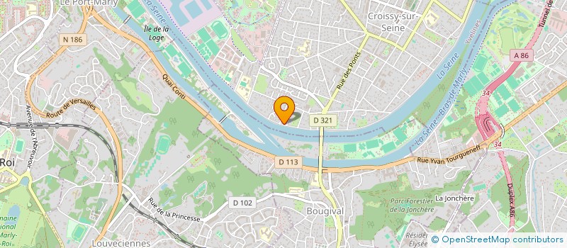 localisation de l'entreprise SCI PAGET  CROISSY-SUR-SEINE