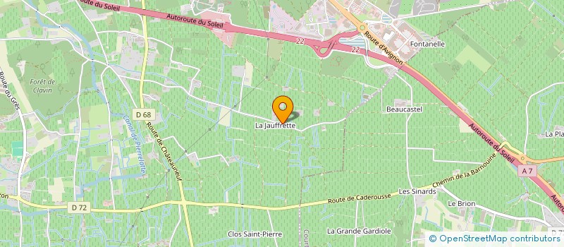 localisation de l'entreprise SCI PAGET  ORANGE