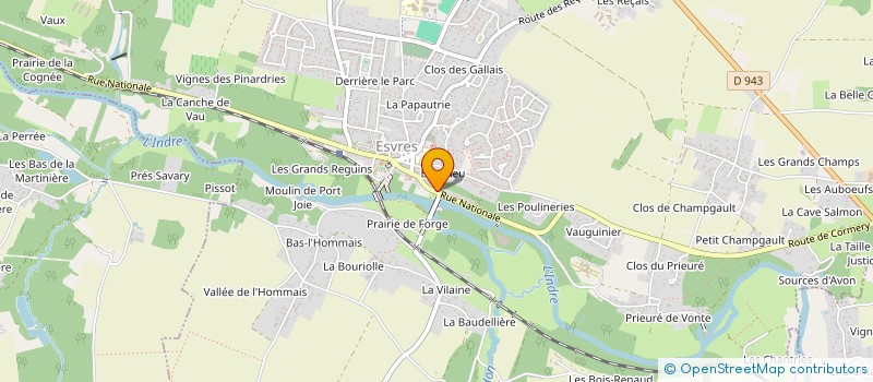 localisation de l'entreprise SCI PAGGY  ESVRES