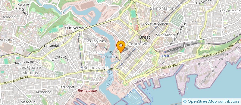 localisation de l'entreprise SCI PAGINHO  BREST