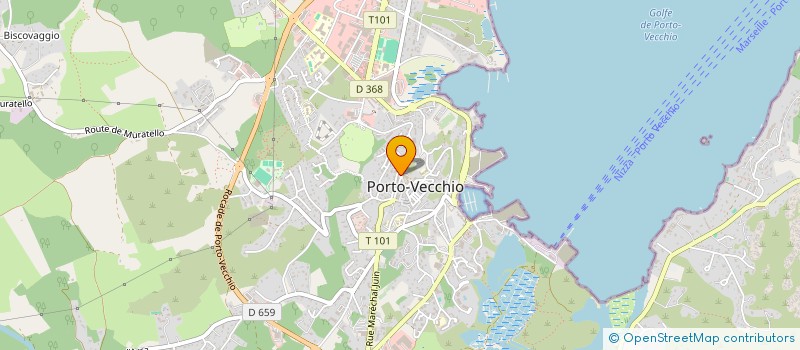 localisation de l'entreprise SCI PAGLIANU à PORTO-VECCHIO