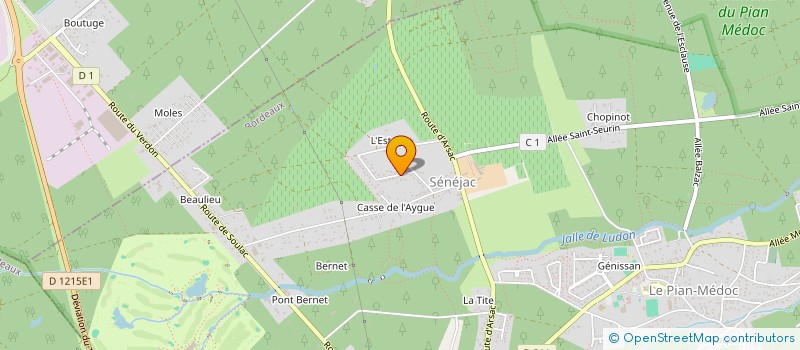 localisation de l'entreprise SCI PAGNAC à LE PIAN-MEDOC