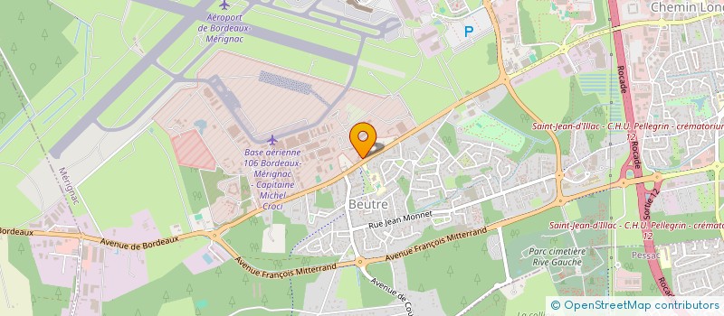 localisation de l'entreprise SCI PAGNEAU  MERIGNAC