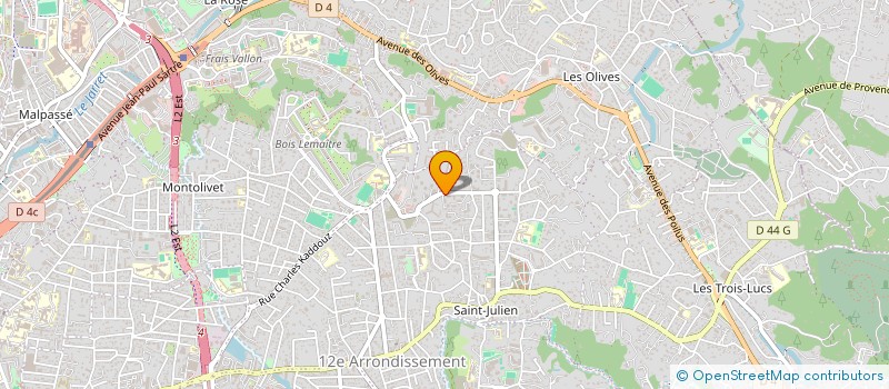 localisation de l'entreprise SCI PAGNI à MARSEILLE