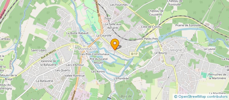 localisation de l'entreprise SCI PAGNIEN  MONTBAZON