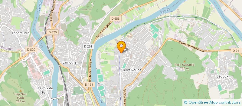 localisation de l'entreprise SCI PAGNOL  CAHORS