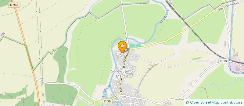 localisation de l'entreprise SCI PAGNYMEDIC  PAGNY-SUR-MEUSE
