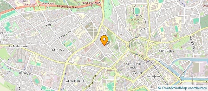 localisation de l'entreprise SCI PAGO  CAEN