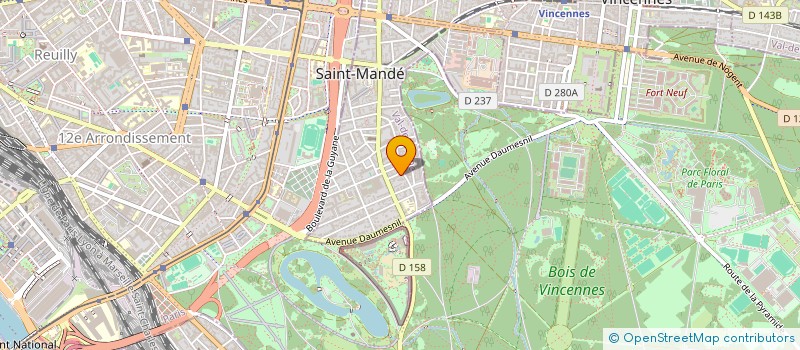 localisation de l'entreprise SCI PAGO à SAINT-MANDE