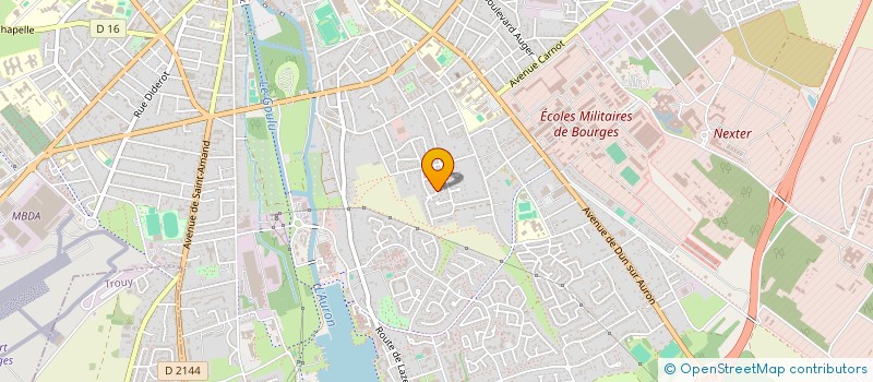 localisation de l'entreprise SCI PAGODE  BOURGES