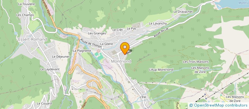localisation de l'entreprise SCI PAGUA à MORZINE