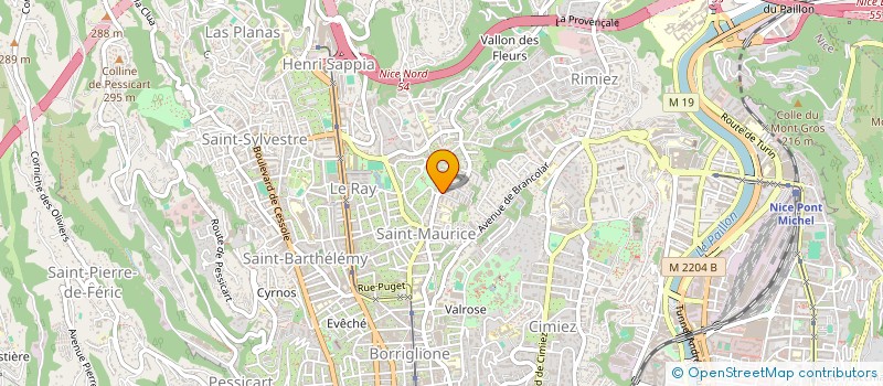 localisation de l'entreprise SCI PAGUI  NICE