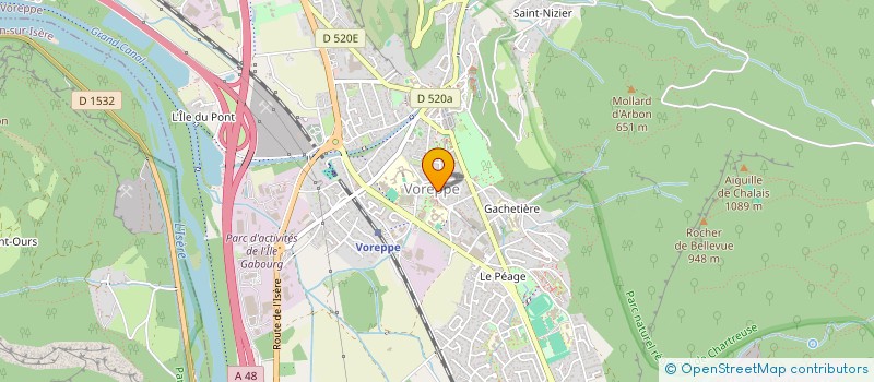localisation de l'entreprise SCI PAGURE à VOREPPE