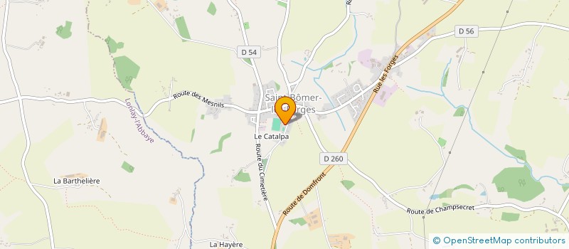 localisation de l'entreprise SCI PAGUYSAVI à SAINT-BOMER-LES-FORGES