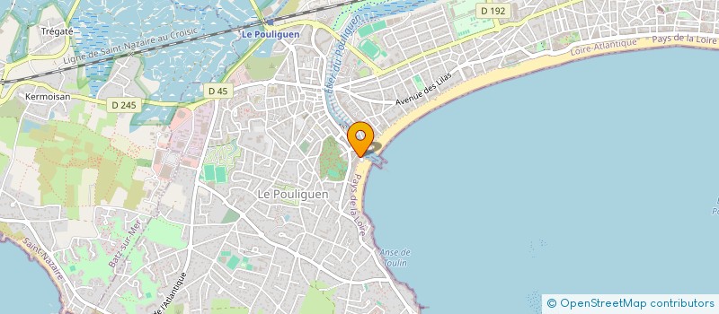 localisation de l'entreprise SCI PAGY  LE POULIGUEN