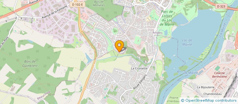 localisation de l'entreprise SCI PAGYS à ANGERS
