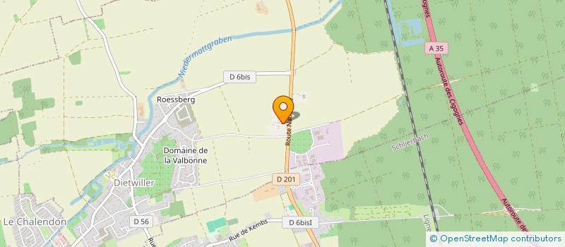 localisation de l'entreprise SCI PAGZ  DIETWILLER